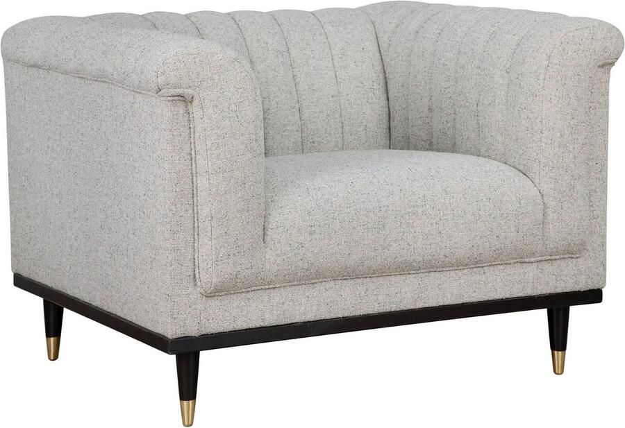 Home affaire Fauteuil Chamby met houten rand onder en stiksels bij de leuning - Foto 5