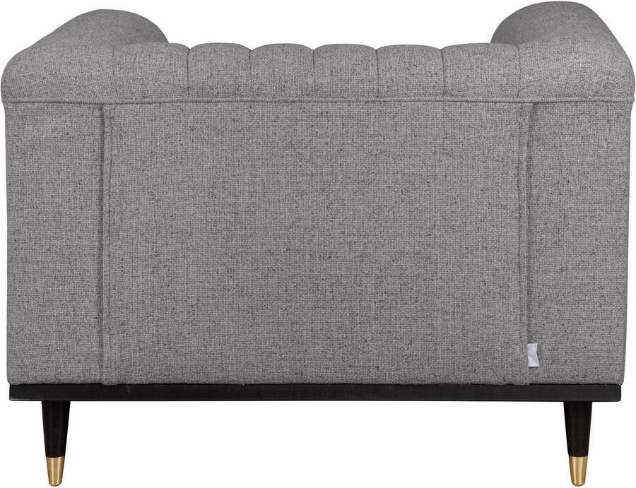 Home affaire Fauteuil Chamby met houten rand onder en stiksels bij de leuning - Foto 3