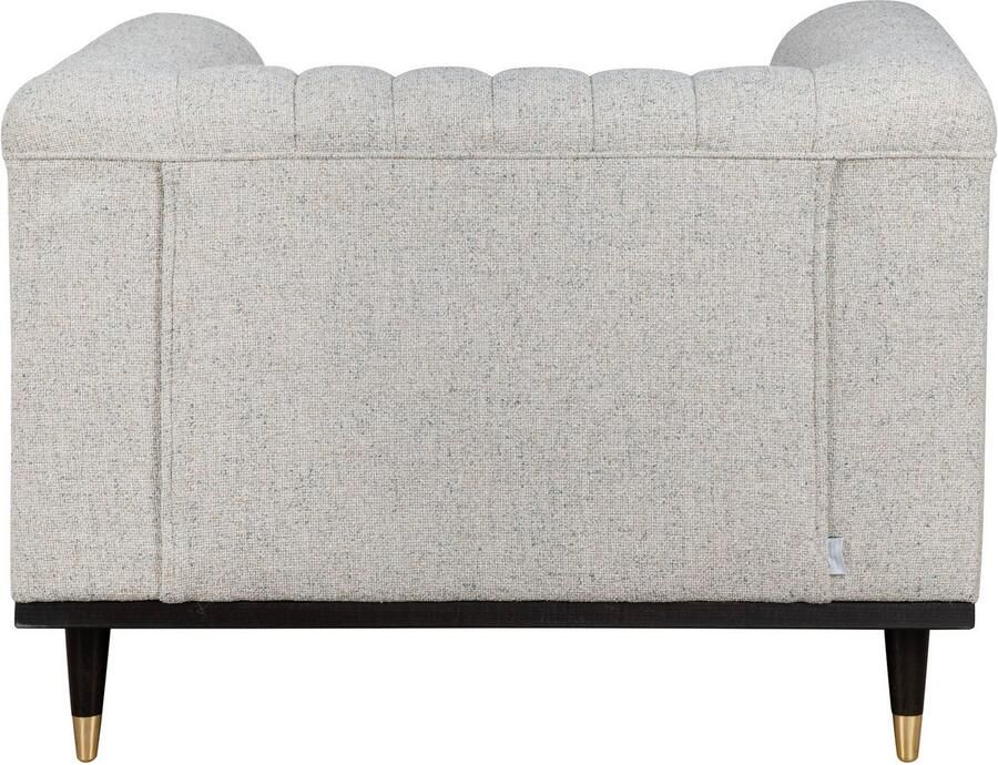 Home affaire Fauteuil Chamby met houten rand onder en stiksels bij de leuning - Foto 3