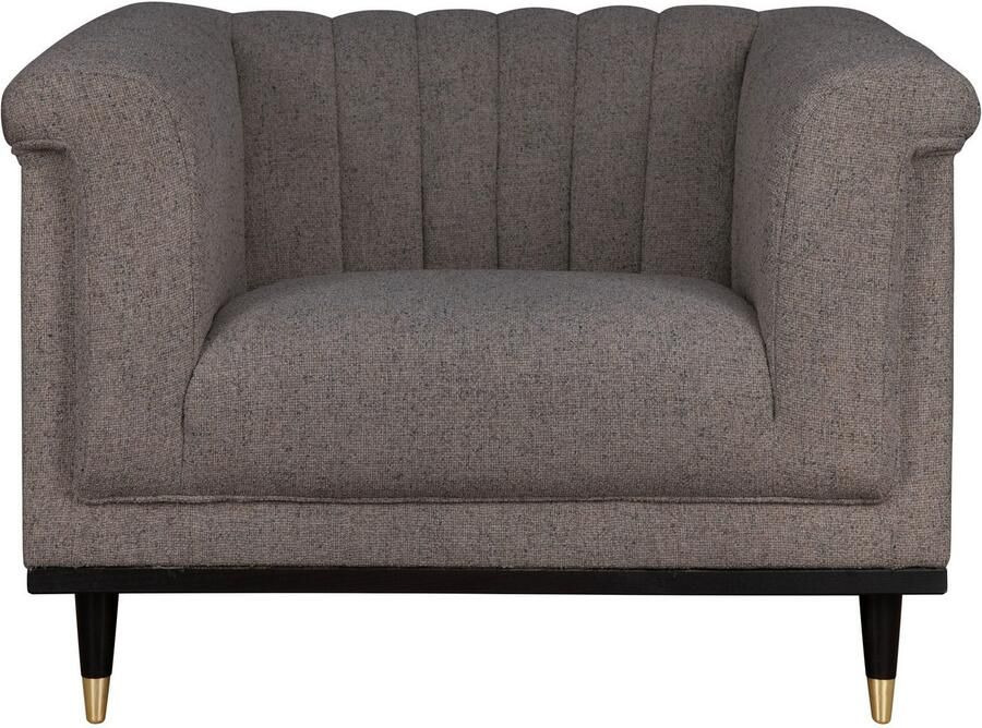 Home affaire Fauteuil Chamby met houten rand onder en stiksels bij de leuning - Foto 4