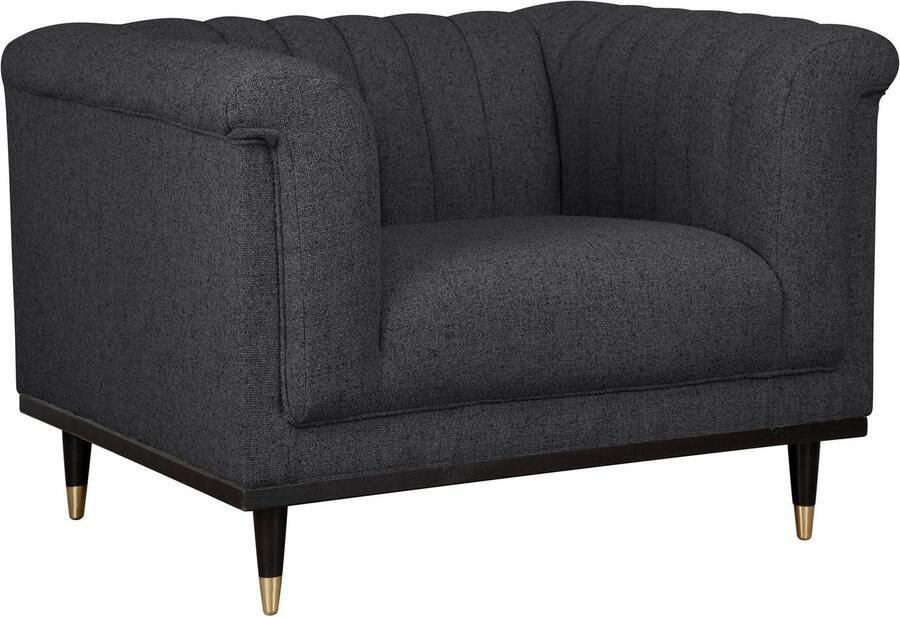 Home affaire Fauteuil Chamby met houten rand onder en stiksels bij de leuning - Foto 5