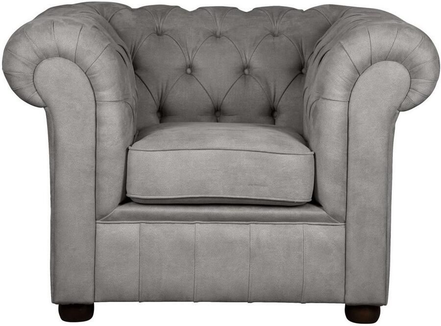 Home affaire Fauteuil CHARENTE Chesterfield golfsysteem afmetingen B D H: 105 89 74 cm - Foto 2
