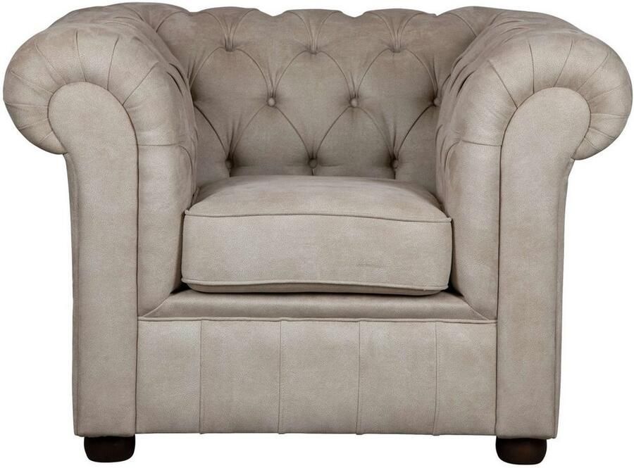 Home affaire Fauteuil CHARENTE Chesterfield golfsysteem afmetingen B D H: 105 89 74 cm - Foto 2