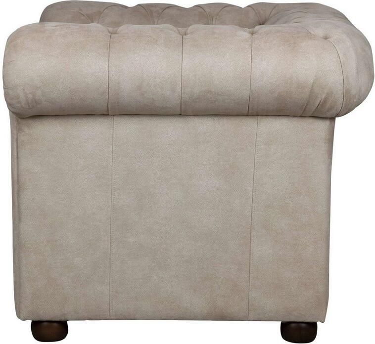 Home affaire Fauteuil CHARENTE Chesterfield golfsysteem afmetingen B D H: 105 89 74 cm - Foto 5