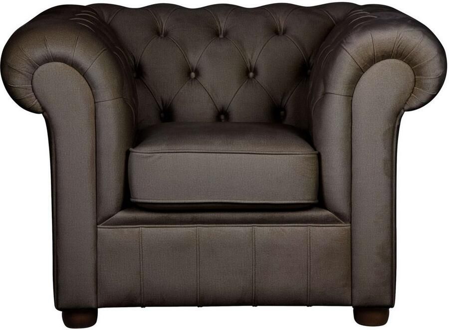 Home affaire Fauteuil CHARENTE Chesterfield golfsysteem afmetingen B D H: 105 89 74 cm - Foto 2