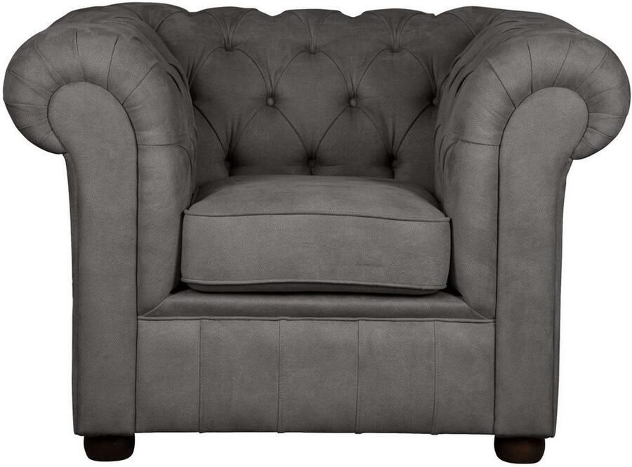 Home affaire Fauteuil CHARENTE Chesterfield golfsysteem afmetingen B D H: 105 89 74 cm - Foto 2