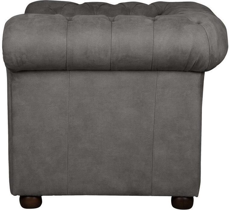 Home affaire Fauteuil CHARENTE Chesterfield golfsysteem afmetingen B D H: 105 89 74 cm - Foto 5