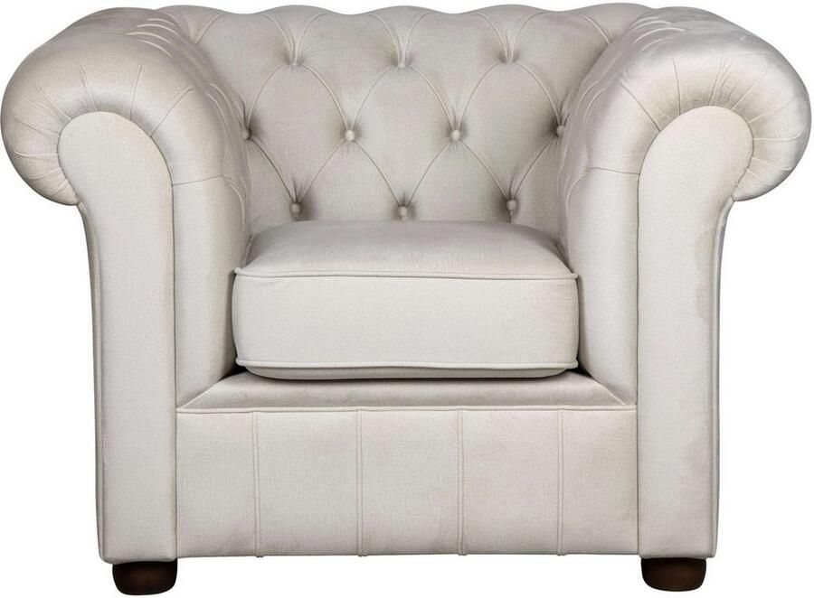 Home affaire Fauteuil CHARENTE Chesterfield golfsysteem afmetingen B D H: 105 89 74 cm - Foto 3