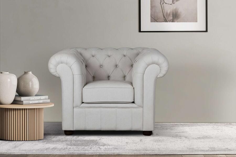 Home affaire Fauteuil CHARENTE Chesterfield golfsysteem afmetingen B D H: 105 89 74 cm - Foto 9