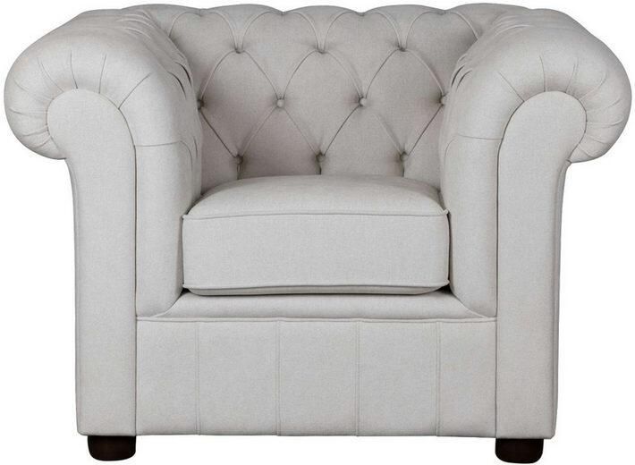 Home affaire Fauteuil CHARENTE Chesterfield golfsysteem afmetingen B D H: 105 89 74 cm - Foto 8