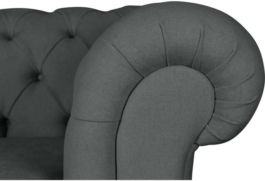 Home affaire Fauteuil CHARENTE Chesterfield golfsysteem afmetingen B D H: 105 89 74 cm - Foto 2