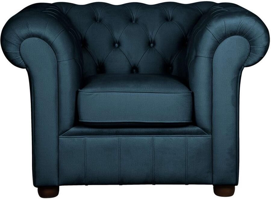 Home affaire Fauteuil CHARENTE Chesterfield golfsysteem afmetingen B D H: 105 89 74 cm - Foto 2