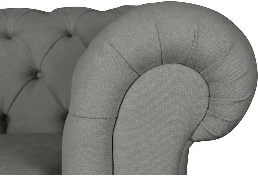 Home affaire Fauteuil CHARENTE Chesterfield golfsysteem afmetingen B D H: 105 89 74 cm - Foto 2