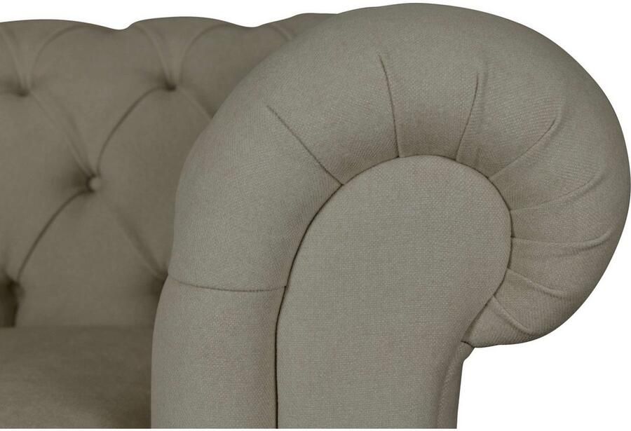 Home affaire Fauteuil CHARENTE Chesterfield golfsysteem afmetingen B D H: 105 89 74 cm - Foto 2