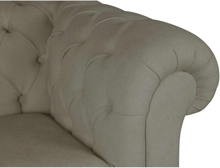 Home affaire Fauteuil CHARENTE Chesterfield golfsysteem afmetingen B D H: 105 89 74 cm