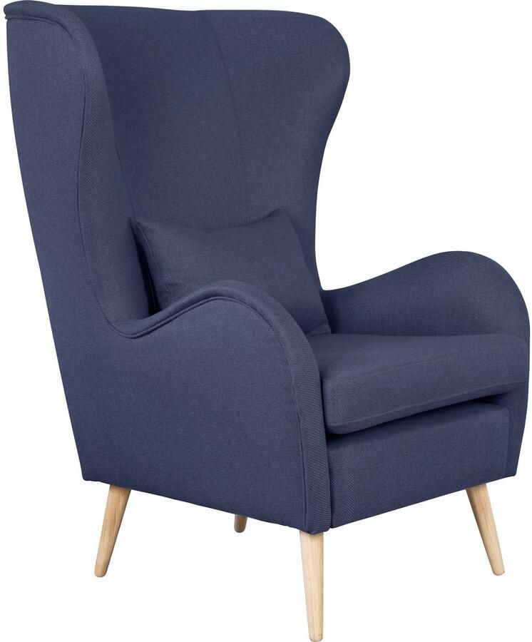 Home affaire Fauteuil Charles oorfauteuil groot en gezellig in een modern design - Foto 3