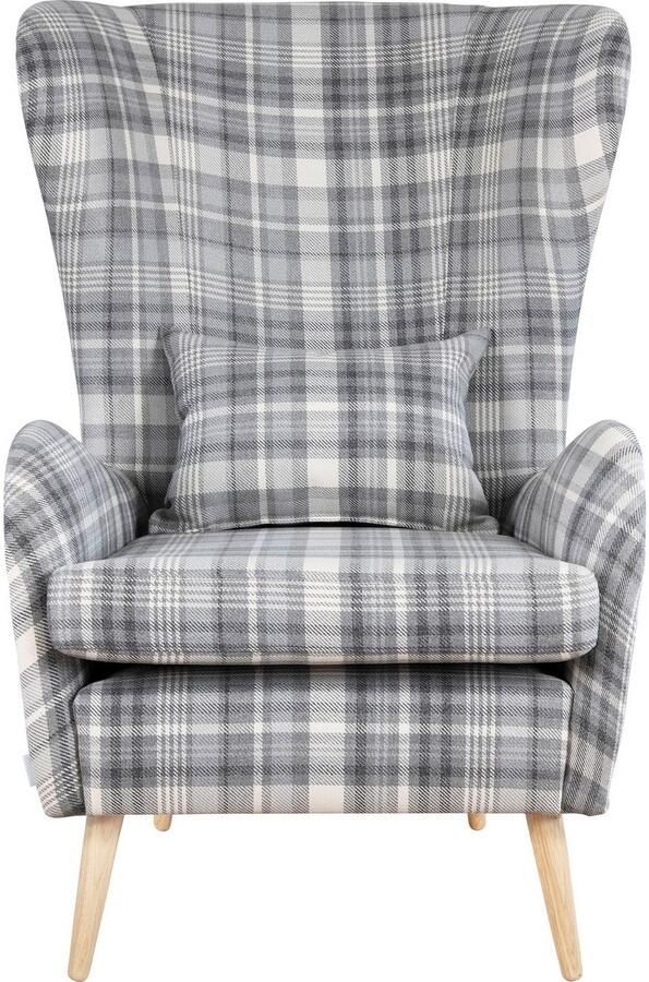 Home affaire Fauteuil Charles oorfauteuil groot en gezellig in een modern design - Foto 8