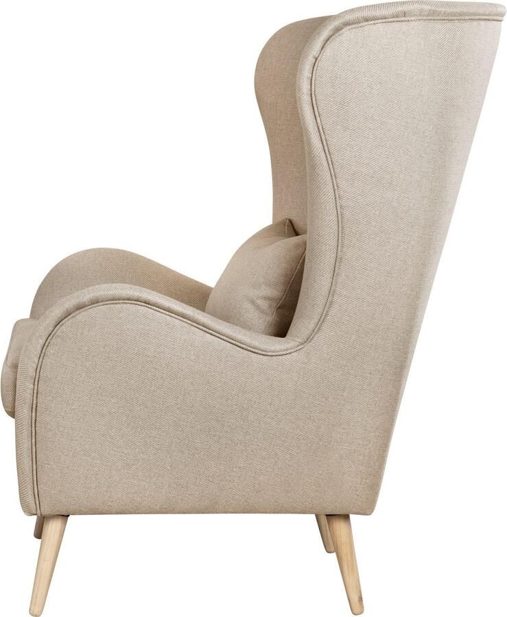 Home affaire Fauteuil Charles oorfauteuil groot en gezellig in een modern design - Foto 5