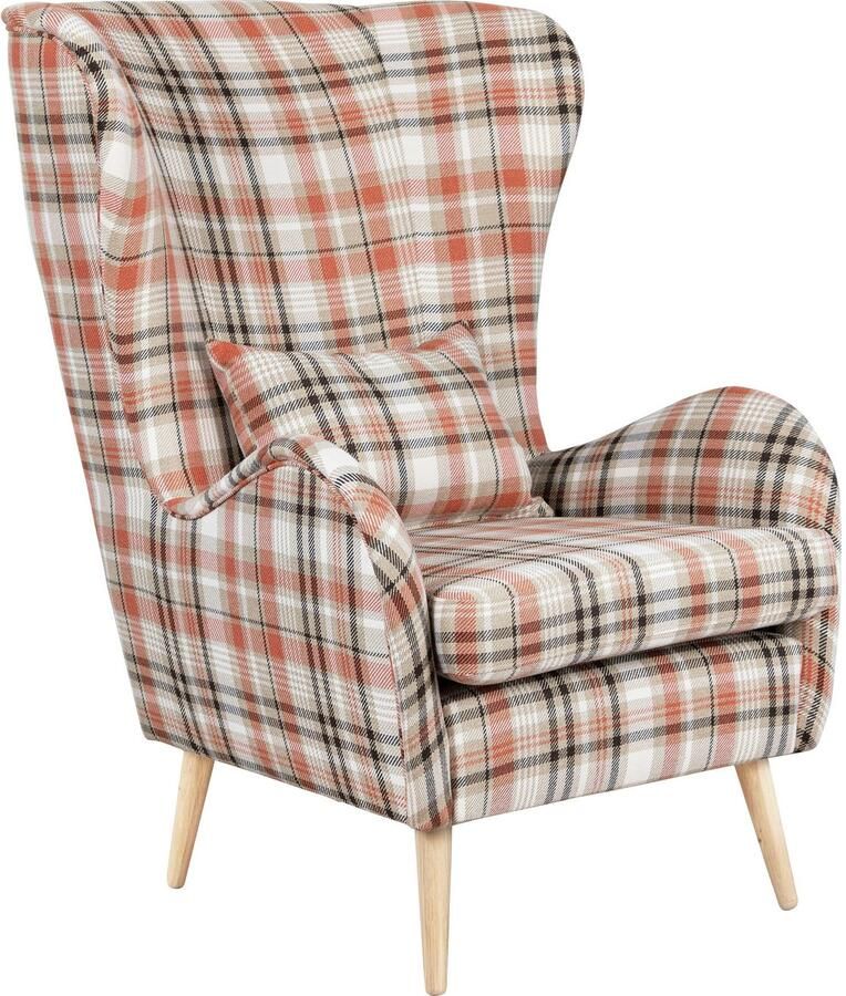 Home affaire Fauteuil Charles oorfauteuil groot en gezellig in een modern design - Foto 3