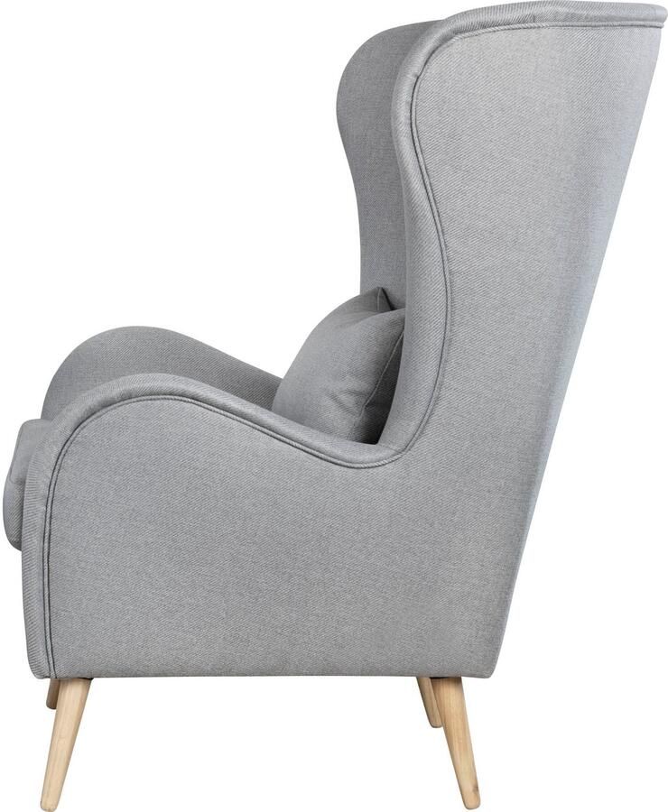 Home affaire Fauteuil Charles oorfauteuil groot en gezellig in een modern design - Foto 5
