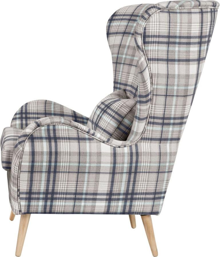 Home affaire Fauteuil Charles oorfauteuil groot en gezellig in een modern design - Foto 3