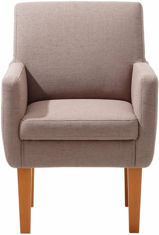 Home affaire Fauteuil Fehmarn comfortabele zithoogte van 54 cm in 3 verschillende stofkwaliteiten - Foto 7