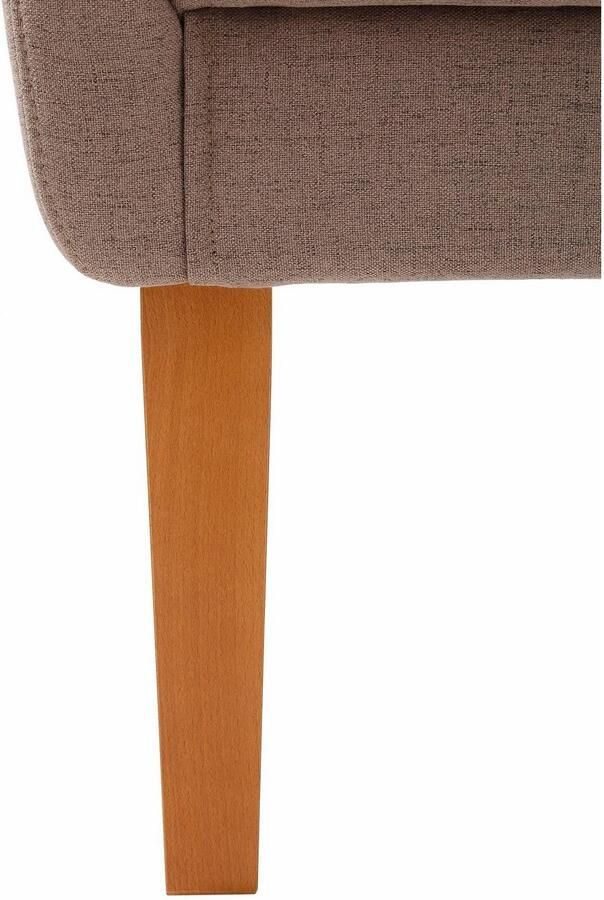 Home affaire Fauteuil Fehmarn comfortabele zithoogte van 54 cm in 3 verschillende stofkwaliteiten - Foto 8