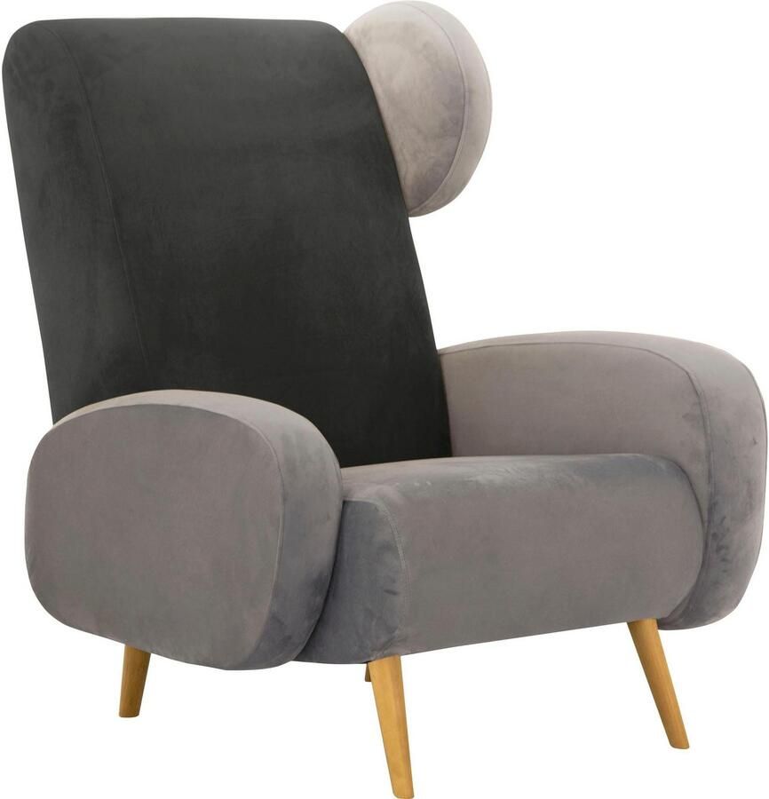 Home affaire Fauteuil Gox oorschelpstoel in buitengewoon stijlvolle look - Foto 2