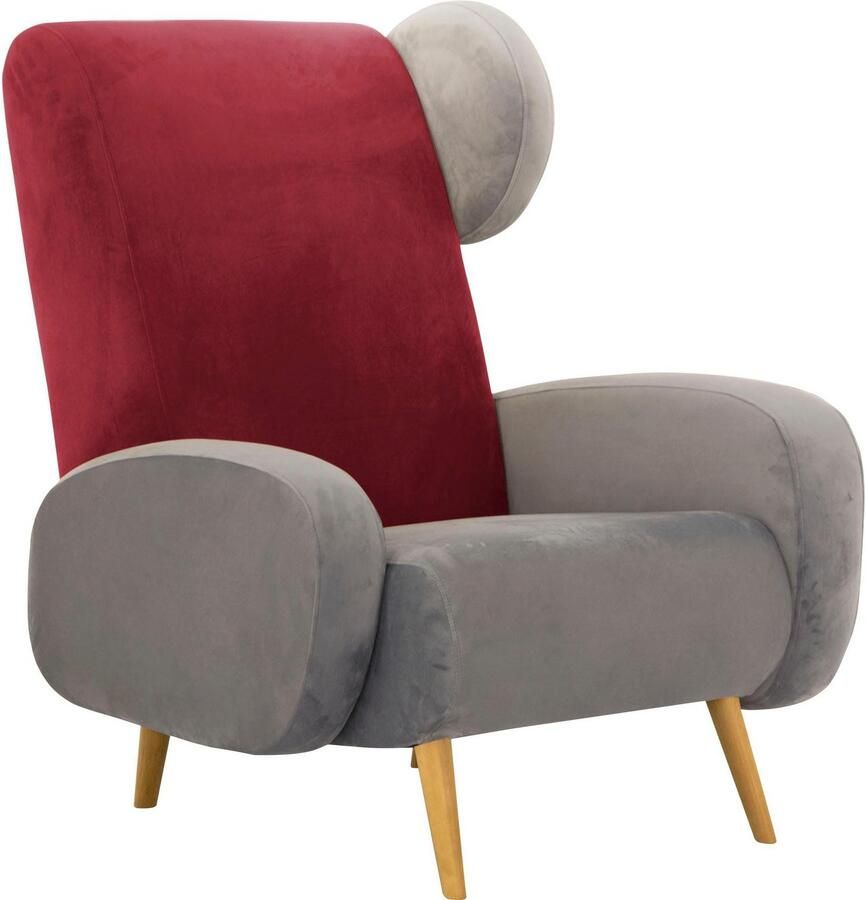 Home affaire Fauteuil Gox oorschelpstoel in buitengewoon stijlvolle look - Foto 2