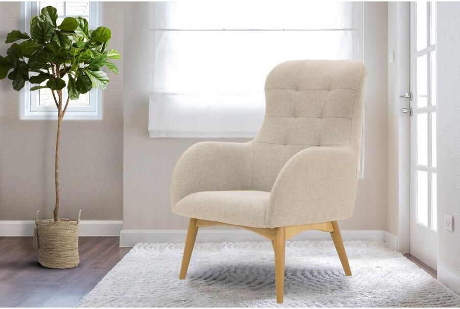 Home affaire Fauteuil Leonarda fijne quilten in de rug