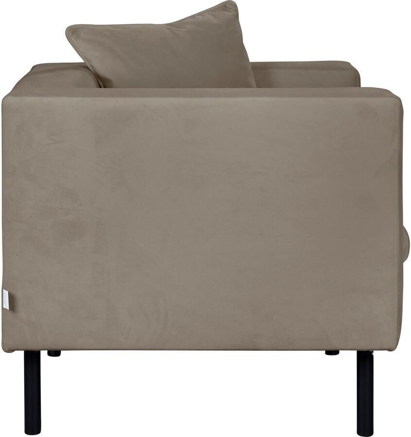 Home affaire Fauteuil Lillibeth cocktailsstoel loungesstoel afmetingen B D H: 90 74 83 cm Sierkussen als tweezijdig te gebruiken kussen 45x45 cm in fluwelige look of cord - Foto 4