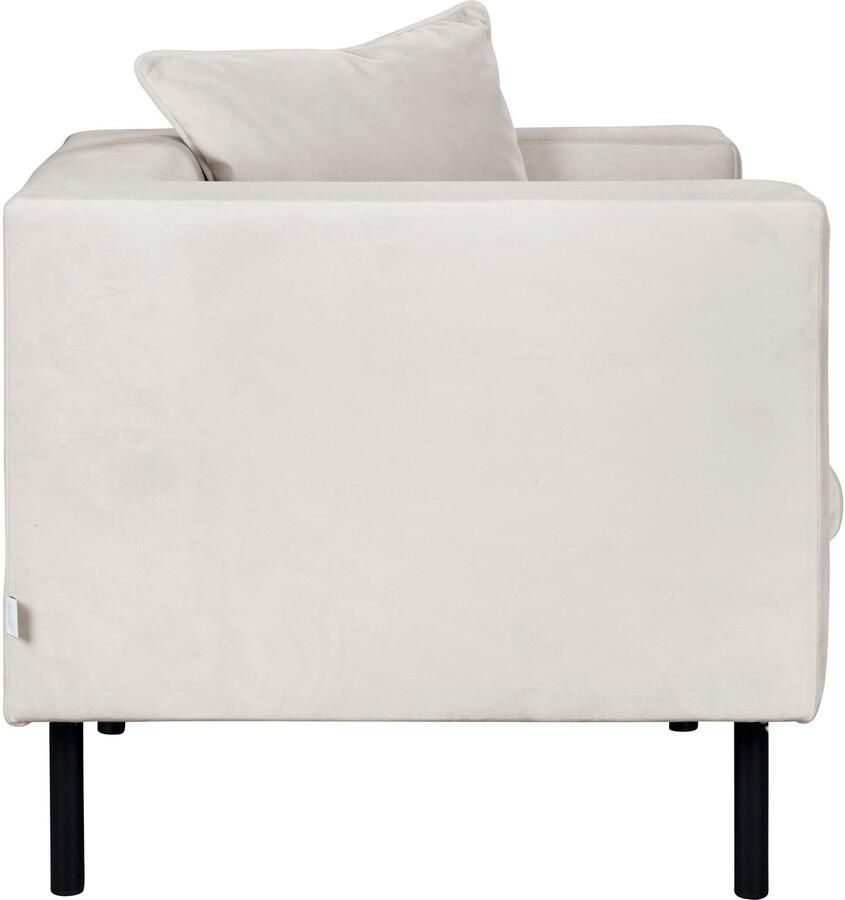 Home affaire Fauteuil Lillibeth cocktailsstoel loungesstoel afmetingen B D H: 90 74 83 cm Sierkussen als tweezijdig te gebruiken kussen 45x45 cm in fluwelige look of cord - Foto 3