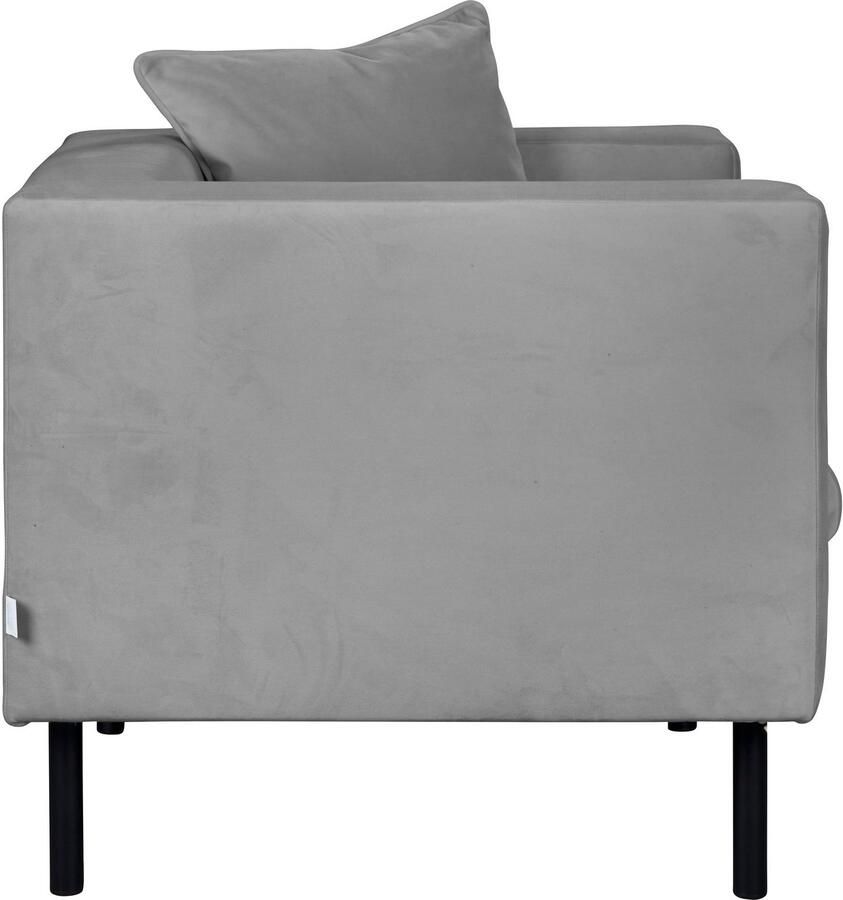 Home affaire Fauteuil Lillibeth cocktailsstoel loungesstoel afmetingen B D H: 90 74 83 cm Sierkussen als tweezijdig te gebruiken kussen 45x45 cm in fluwelige look of cord - Foto 4