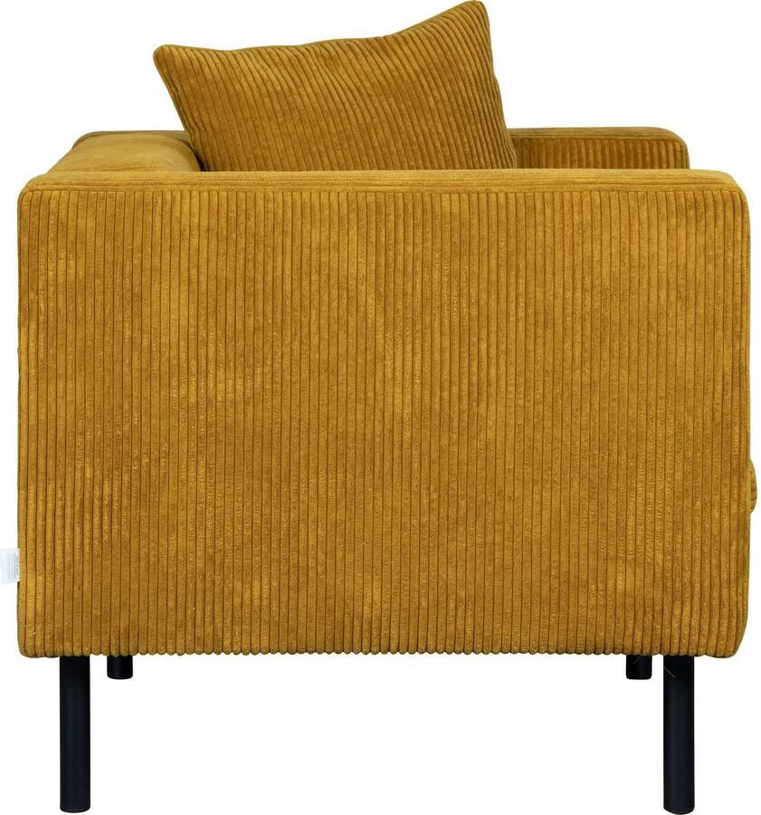 Home affaire Fauteuil Lillibeth cocktailsstoel loungesstoel afmetingen B D H: 90 74 83 cm Sierkussen als tweezijdig te gebruiken kussen 45x45 cm in fluwelige look of cord - Foto 4