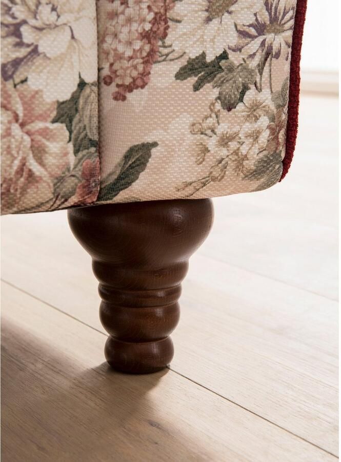 Home affaire Fauteuil LUCIENNE met gedraaide houten poten - Foto 7