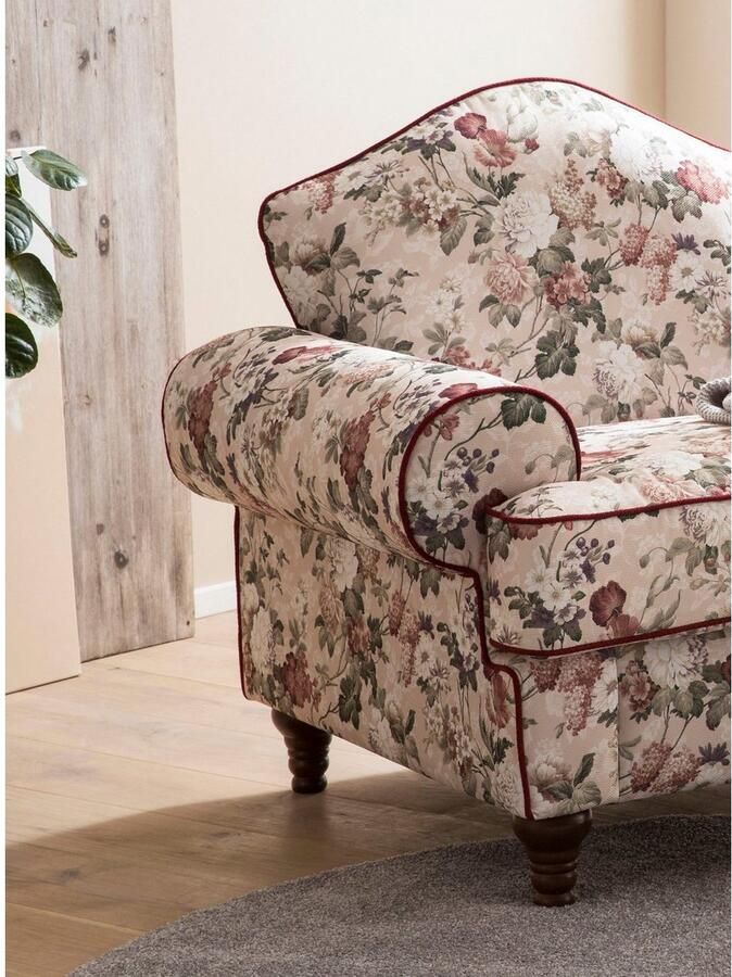 Home affaire Fauteuil LUCIENNE met gedraaide houten poten - Foto 6