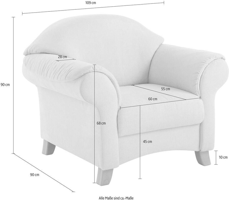 Home affaire Zithoek Westerland U-vorm Binnenvering slaapfunctie naar keuze bergruimte en armleuningverstelling - Foto 4