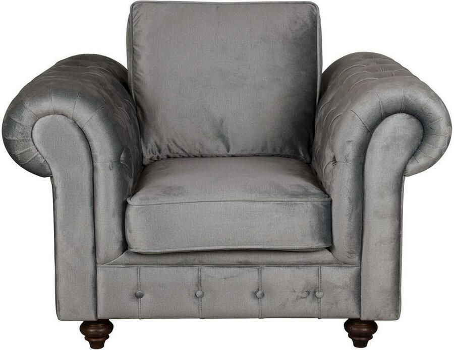 Home affaire Fauteuil MENDITTE Knoopstiksels op armleuningen en voorste lijst hoge kwaliteit - Foto 2