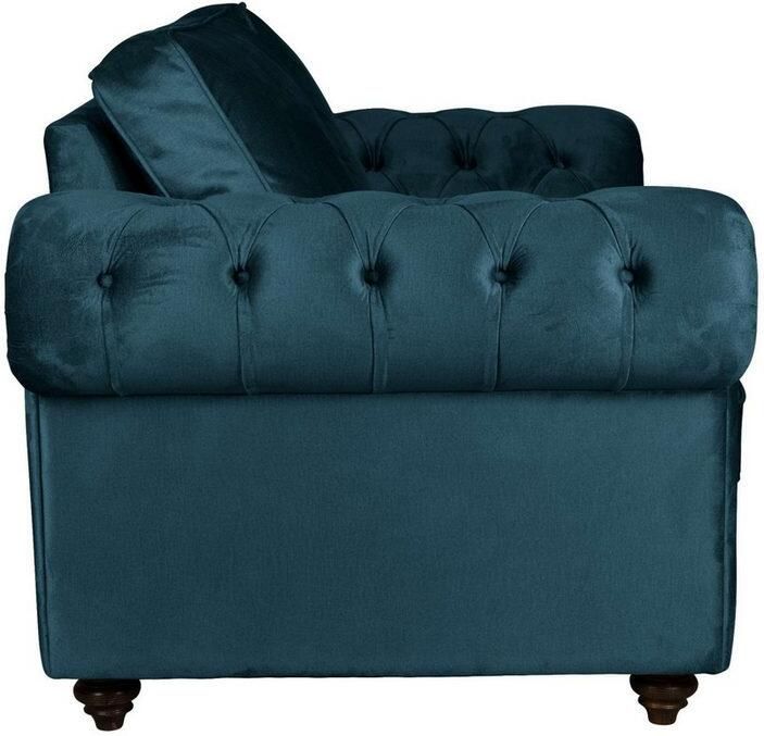 Home affaire 3-zitsbank MENDITTE Knoopstiksels in het armleuninggebied en aan de voorrand hoge kwaliteit - Foto 2