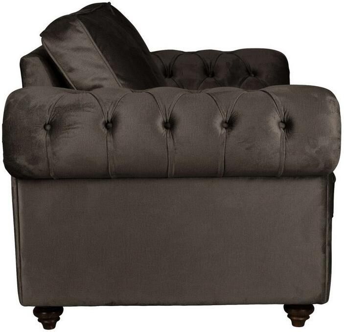 Home affaire 2-zitsbank MENDITTE Knoopstiksels in het armleuninggebied en aan de voorrand hoge kwaliteit - Foto 3