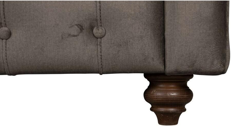 Home affaire 2-zitsbank MENDITTE Knoopstiksels in het armleuninggebied en aan de voorrand hoge kwaliteit - Foto 4