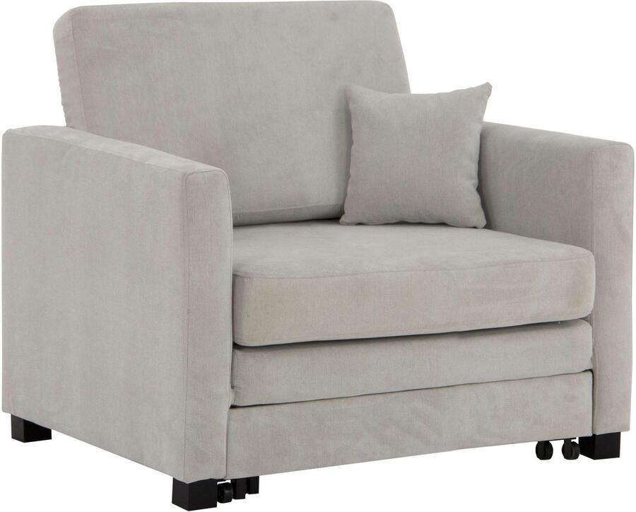 Home affaire Fauteuil Mexico slaapfauteuil met uittrekbare slaapfunctie bxdxh: 98x83x87 cm - Foto 4