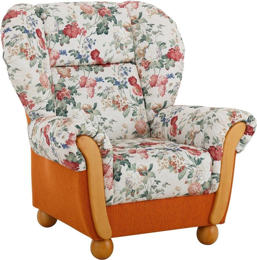 Home affaire Fauteuil Milano comfortabele ovale fauteuil in landhuisstijl (set) - Foto 2
