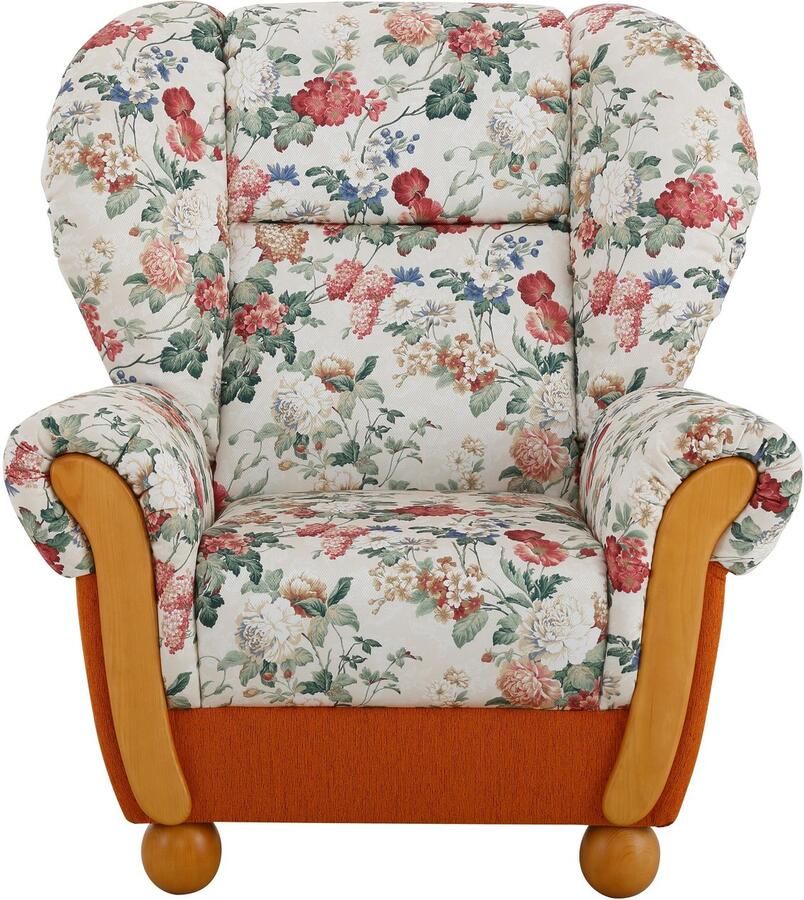 Home affaire Fauteuil Milano comfortabele ovale fauteuil in landhuisstijl (set) - Foto 5