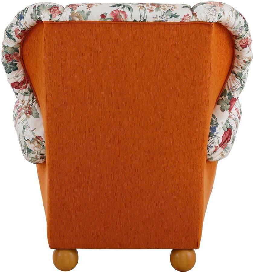 Home affaire Fauteuil Milano comfortabele ovale fauteuil in landhuisstijl (set) - Foto 4