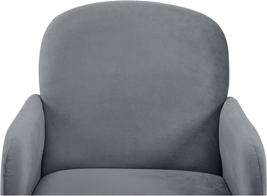 Home affaire Fauteuil NAFLA TV-stoel in fluweel en geweven stof - Foto 6