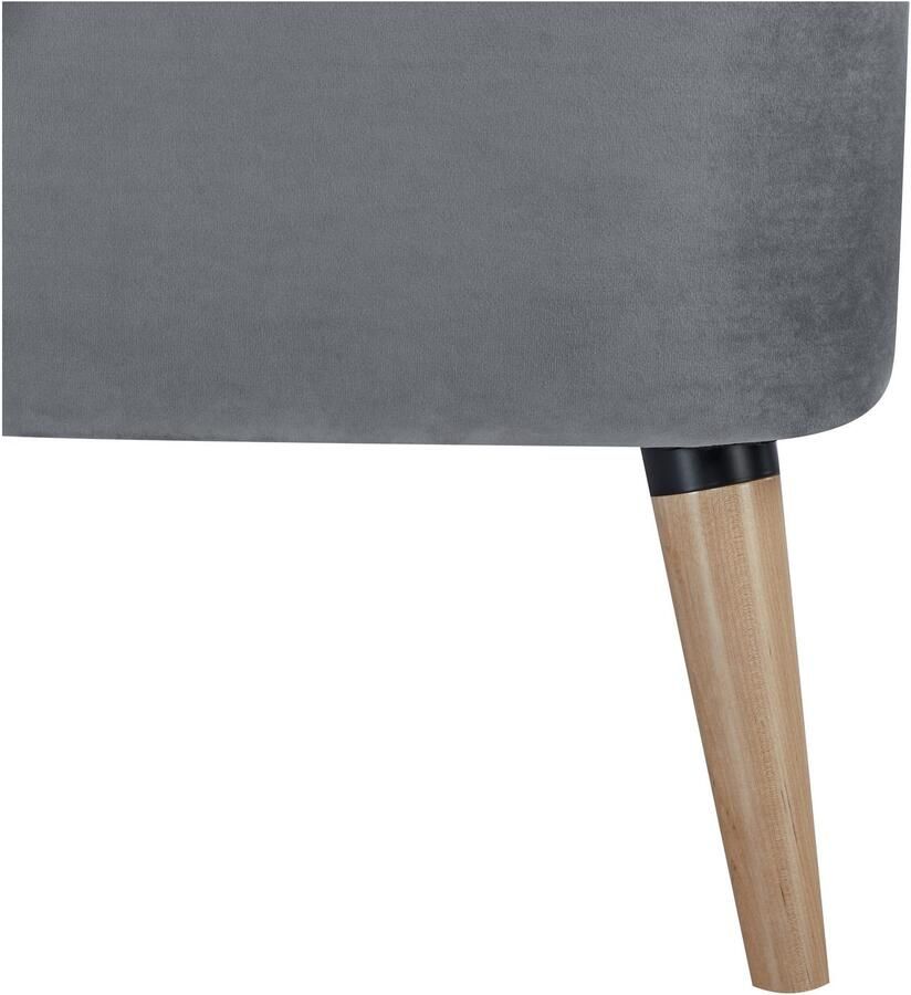 Home affaire Fauteuil NAFLA TV-stoel in fluweel en geweven stof - Foto 3