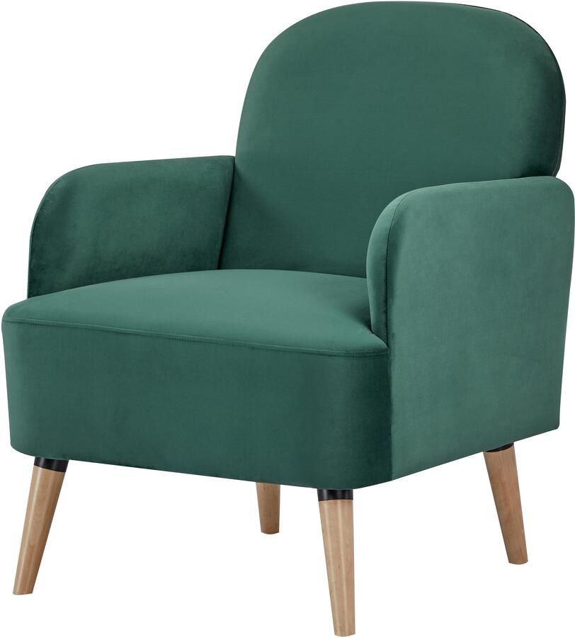 Home affaire Fauteuil NAFLA TV-stoel in fluweel en geweven stof - Foto 9