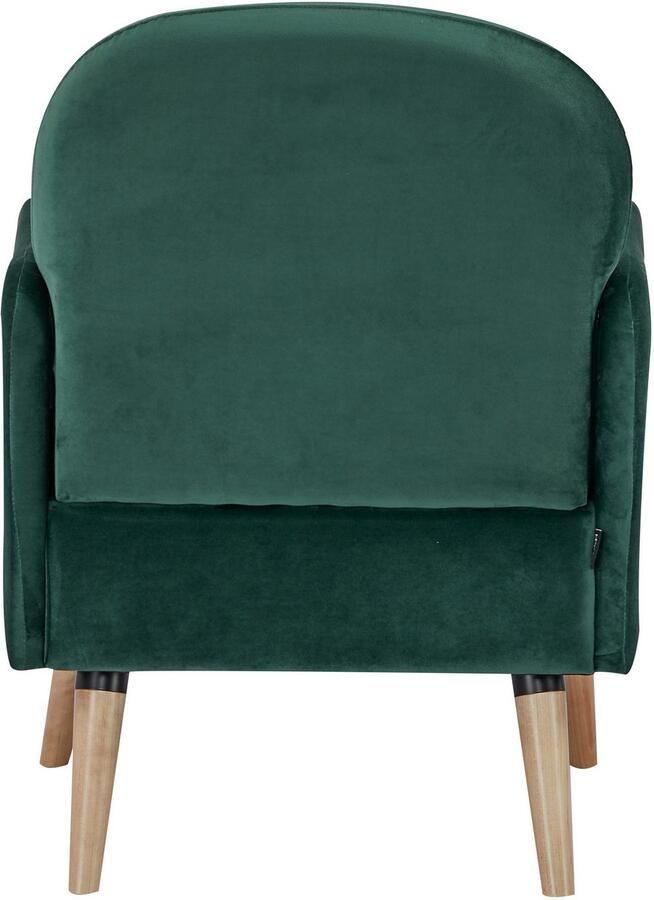 Home affaire Fauteuil NAFLA TV-stoel in fluweel en geweven stof - Foto 7