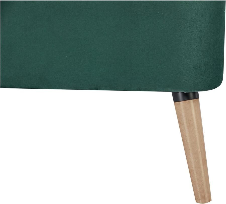 Home affaire Fauteuil NAFLA TV-stoel in fluweel en geweven stof - Foto 3